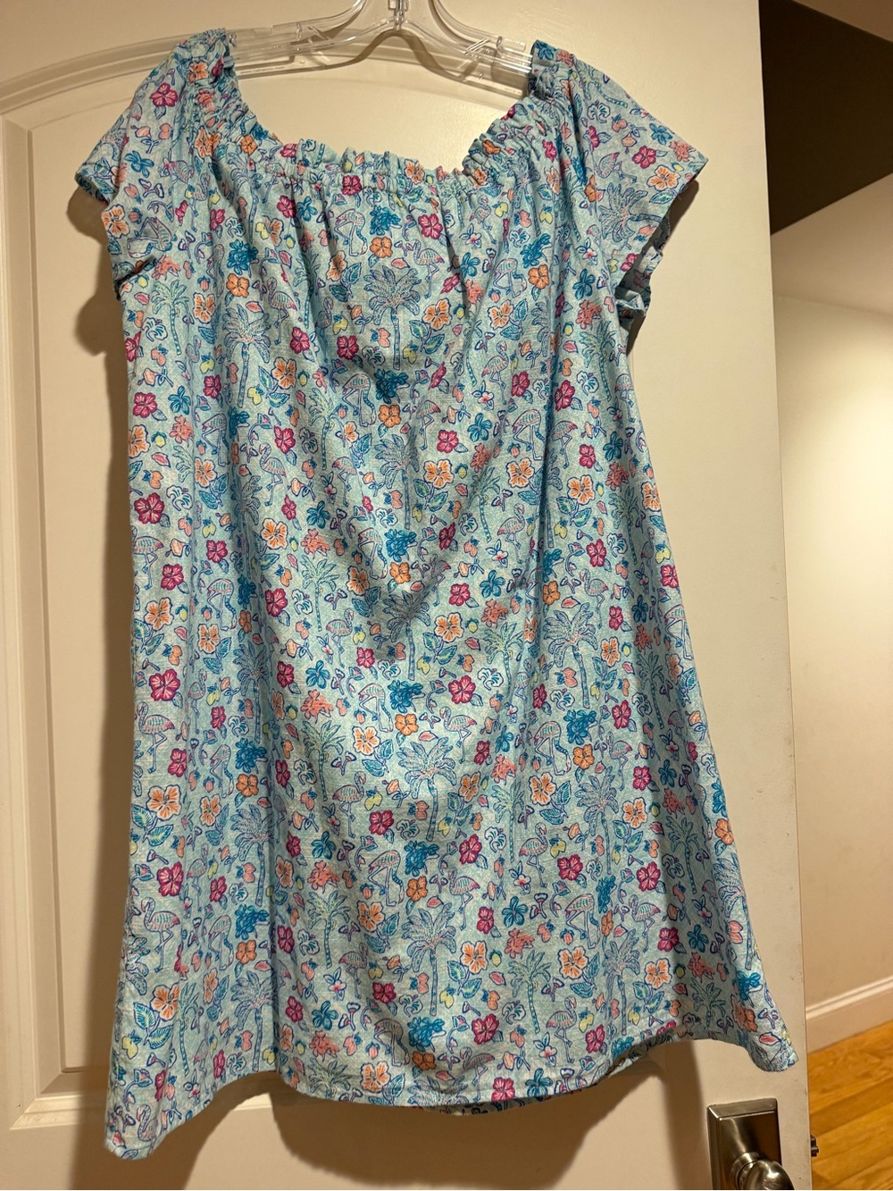 Vineyard Vines Women’s Light Blue tropical Floral Dress - Picture 3 of 4
